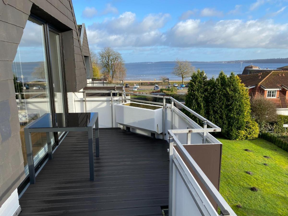 Beach House II - Penthousewohnung In Bestlage Mit Sonniger Dachterrasse Und Top Meerblick Harrislee Exterior photo